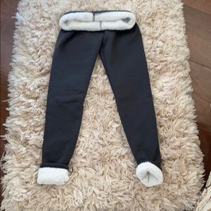 Fleece lined leggings